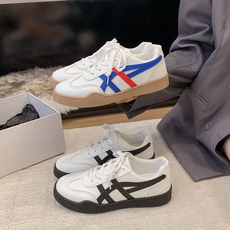 Women's White Sneakers 2026 Spring New Ladies Causal Flats