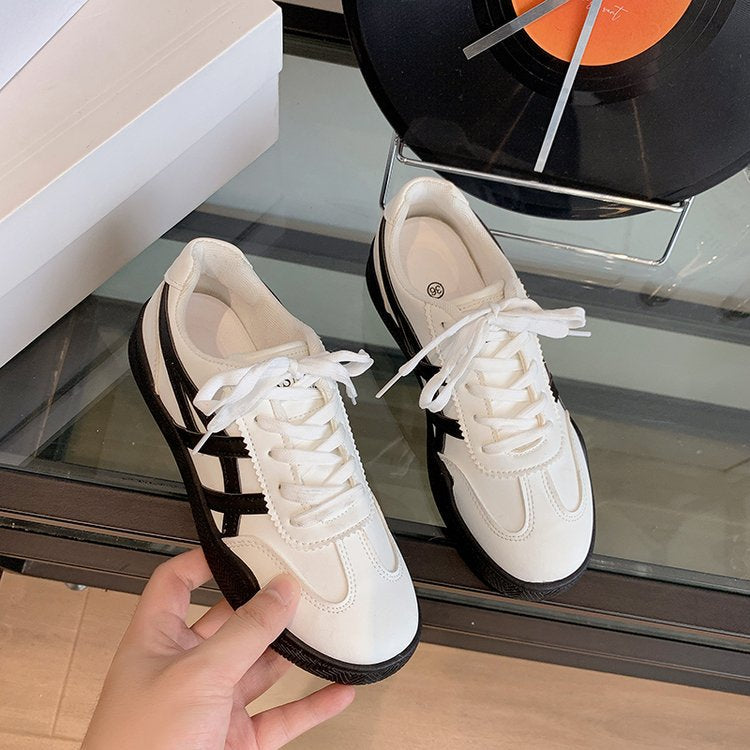 Women's White Sneakers 2026 Spring New Ladies Causal Flats