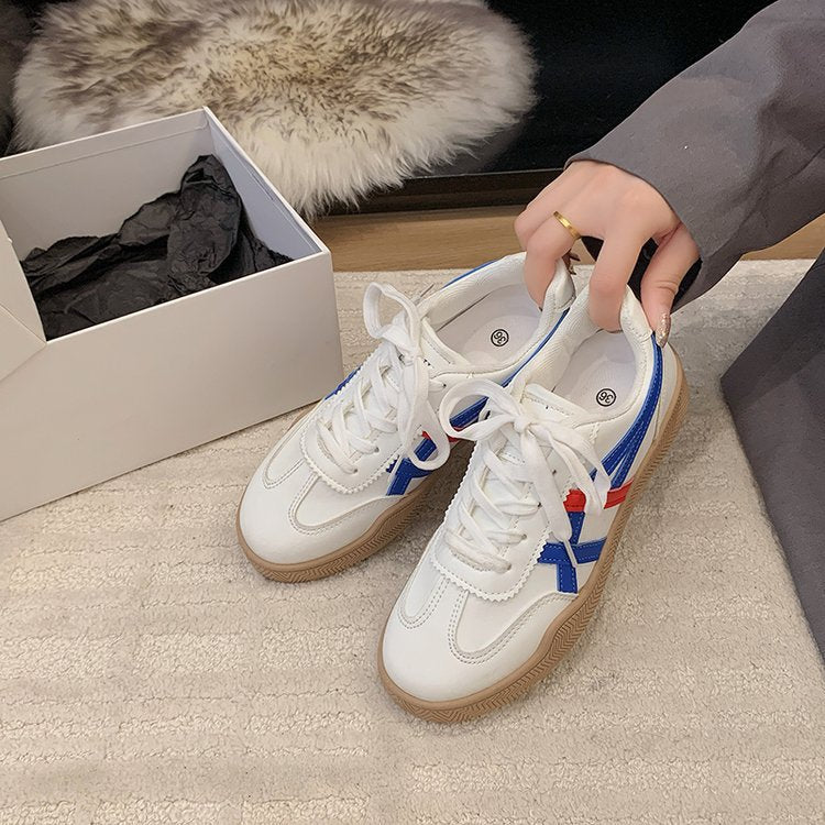 Women's White Sneakers 2026 Spring New Ladies Causal Flats