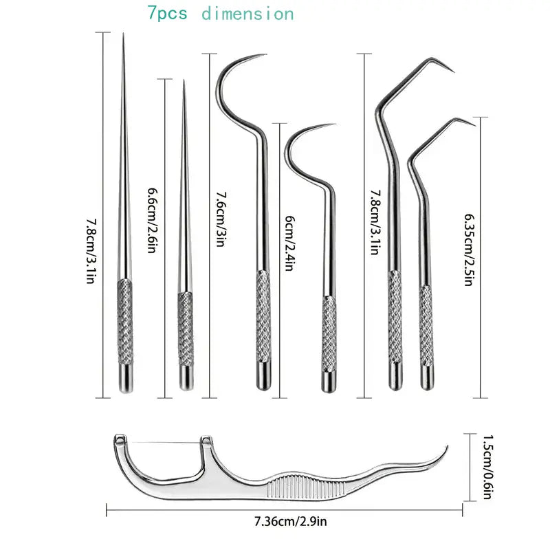 Stainless Steel Dental Floss Set The Last Floss You’ll Ever Need!