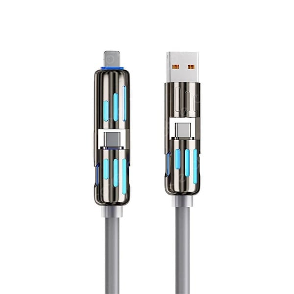 6.6ft 4-in-1 Fast Charging USB Charging Cable