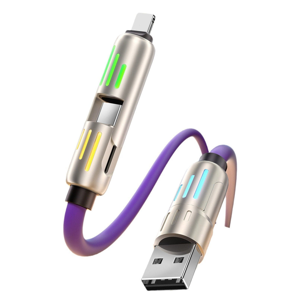 6.6ft 4-in-1 Fast Charging USB Charging Cable