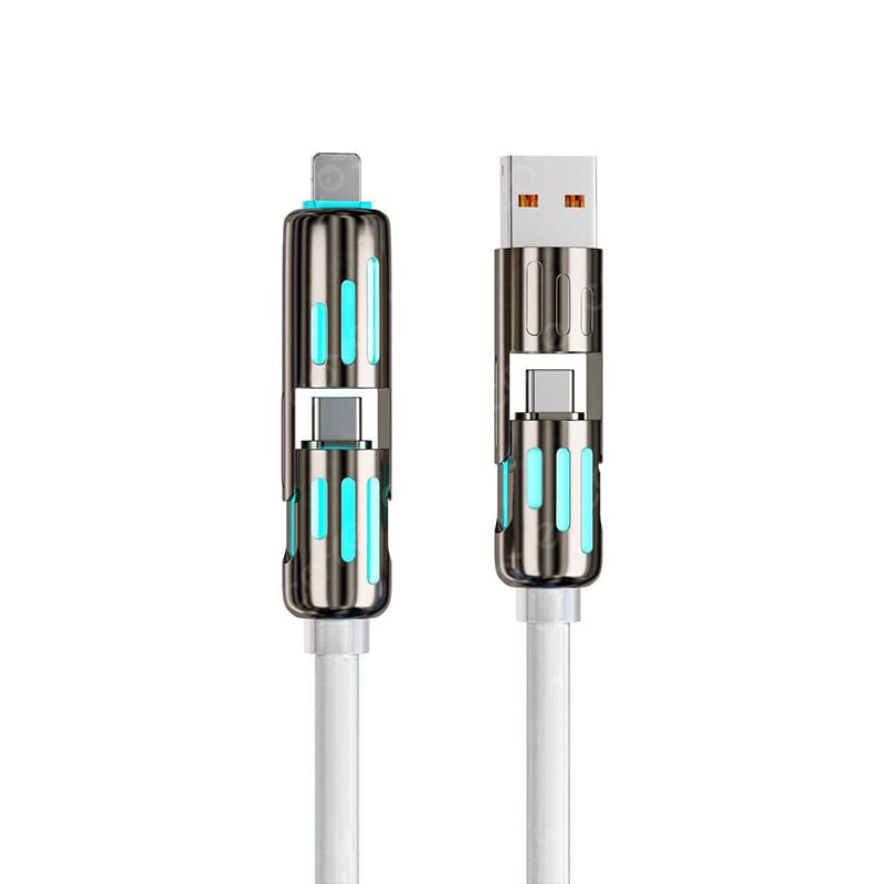 6.6ft 4-in-1 Fast Charging USB Charging Cable