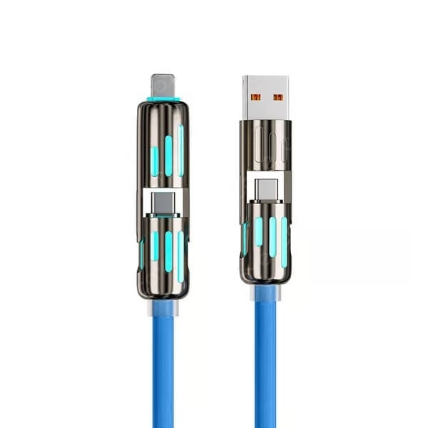 6.6ft 4-in-1 Fast Charging USB Charging Cable